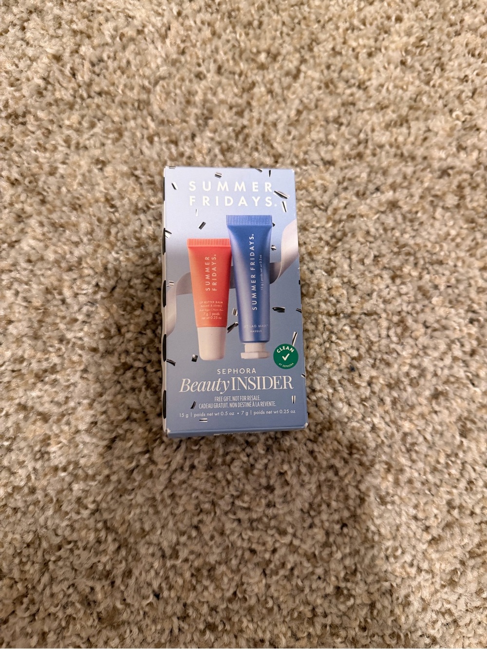 Summer Fridays Coral & Blue Mini Skincare Duo